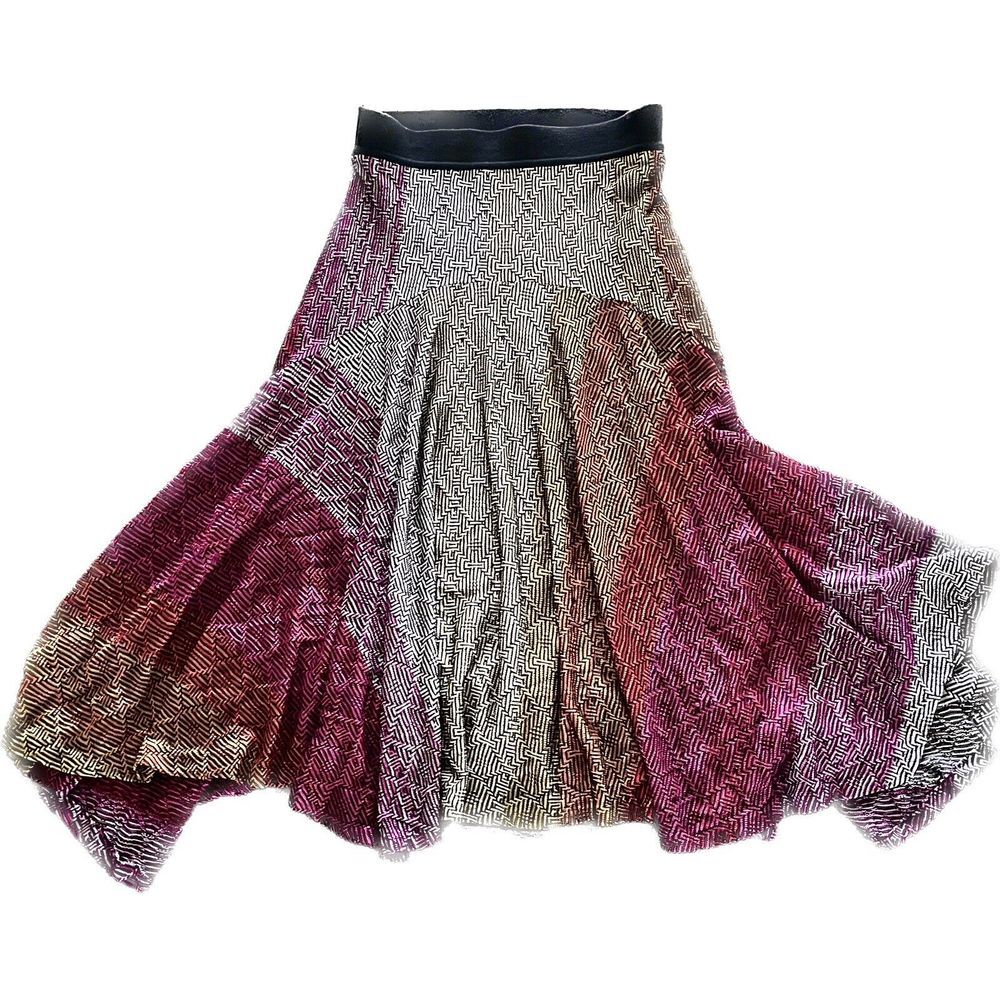 Anthropologie Cecilia Prado Abstract Midi Skirt‎ Small